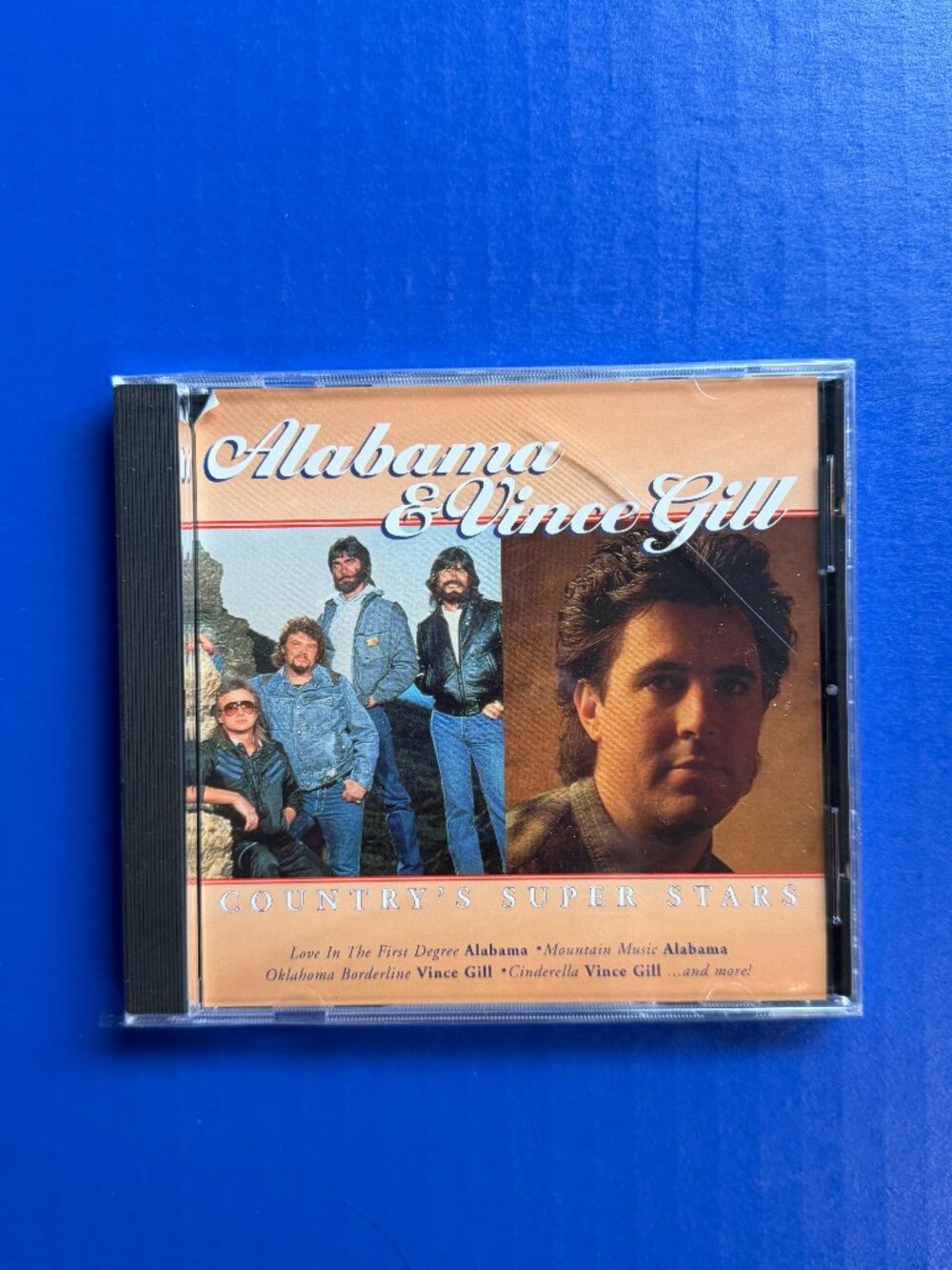 Alabama & Vince Gill - Country Super Stars  (CD, 1998, BMG) NEW (Damaged Case)